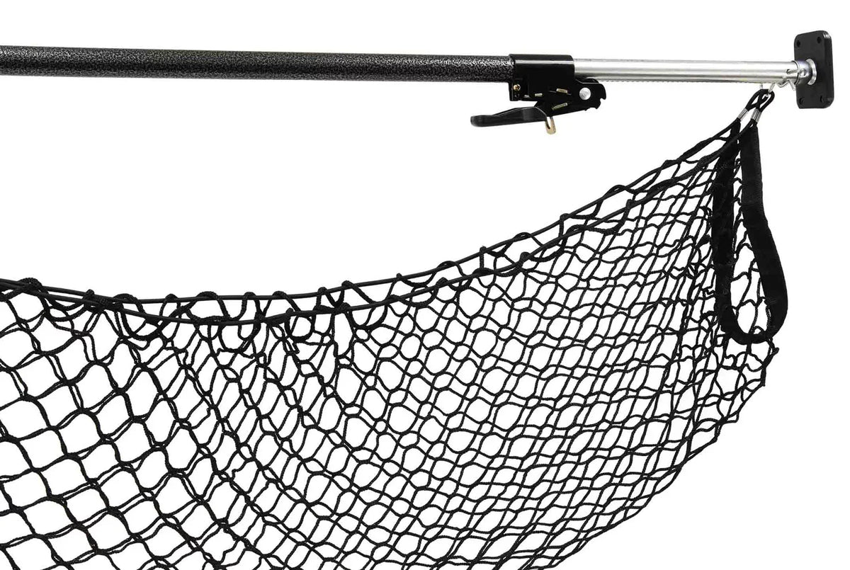 Cargo Bar Adjustable 40" - 70" w/ Storage Net for Use in Pickup Truck Bed, SUV, and Small Trailers (4 Pack)