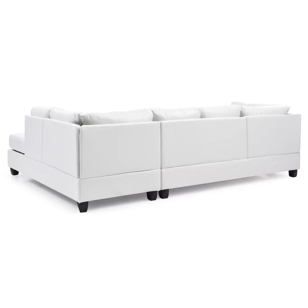 Homestock Antique Appeal G647B-SC Sectional ( 3 Boxes) ; white