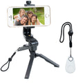 Foto&Tech 4in1 Wireless Remote Control Camera Video Shutter Release Selfie Compatible with iPhone 11 XR XS X 10 8 8+ 7 7+ 6 6s+ 5S 5C iPad Air Mini Galaxy S10 S9 Edge S5 HTC Smartphone (White)