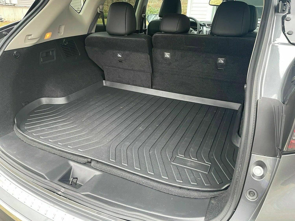 EACCESSORIES EA Cargo Liner – Trunk Mat for Nissan Murano 2015-2024 – Weather-Resistant Trunk Mats for Cars with Raised Lip – Non-Slip Car Trunk Mat Rubber – Easy to Install – Laser Pre-Cut Design