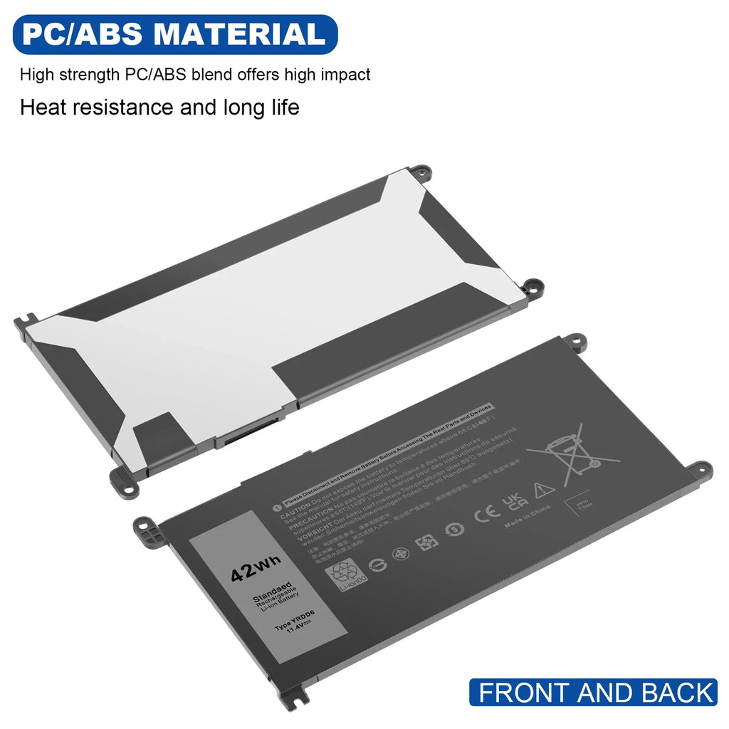 YRDD6 Battery for Inspiron 3582 3593 3793 5493 5584 5593 5480 5590 5594 NEW