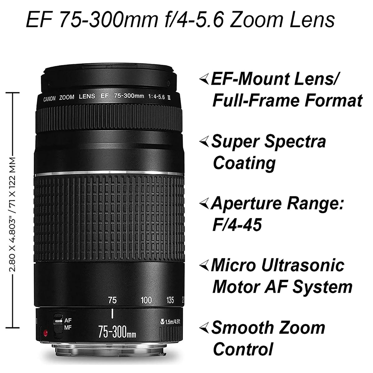 EOS 90D DSLR Camera with 18-55mm, 75-300mm Lens, SanDisk 64GB Card, Backpack, Flash, Tripod and ZeeTech Accessory Bundle