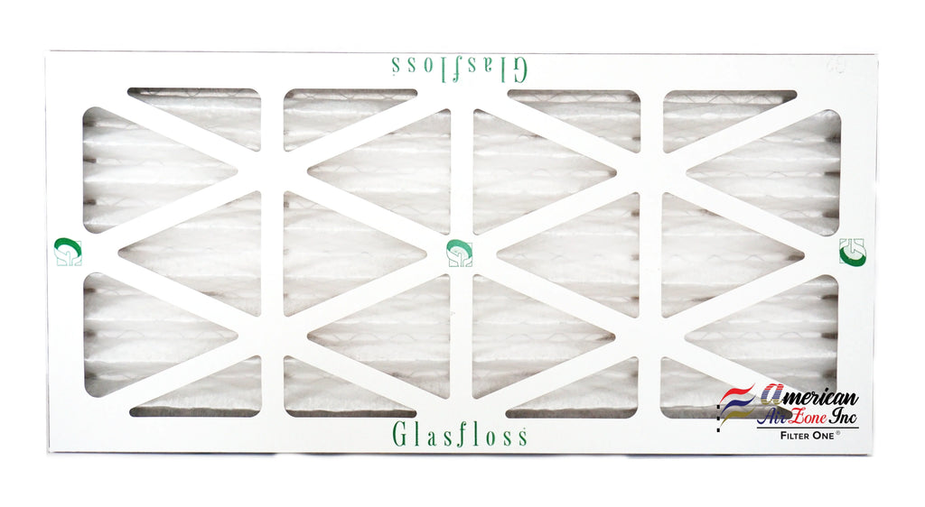 Glasfloss Air Filter 10x25x2 - 2" MERV 10 - (Pack of 6) - Pleated AC or HVAC Air Filter - Furnace Air Filter - Home or Office - Made In The USA.