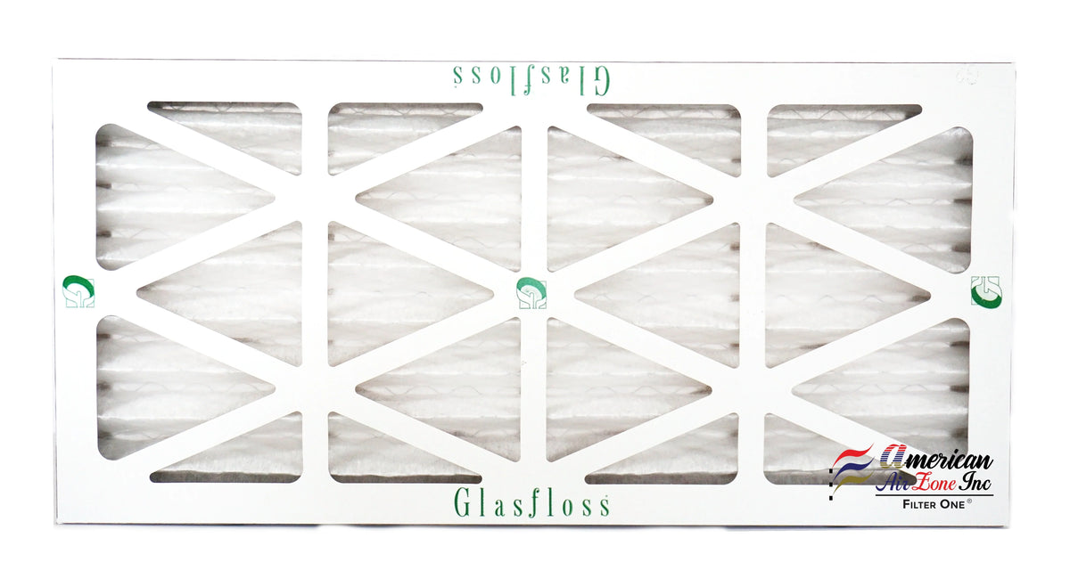 Glasfloss Air Filter 10x25x2 - 2" MERV 10 - (Pack of 6) - Pleated AC or HVAC Air Filter - Furnace Air Filter - Home or Office - Made In The USA.