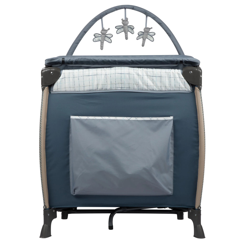 Monbebe Willow Rocking Play Yard with Full Size Bassinet; Plaid