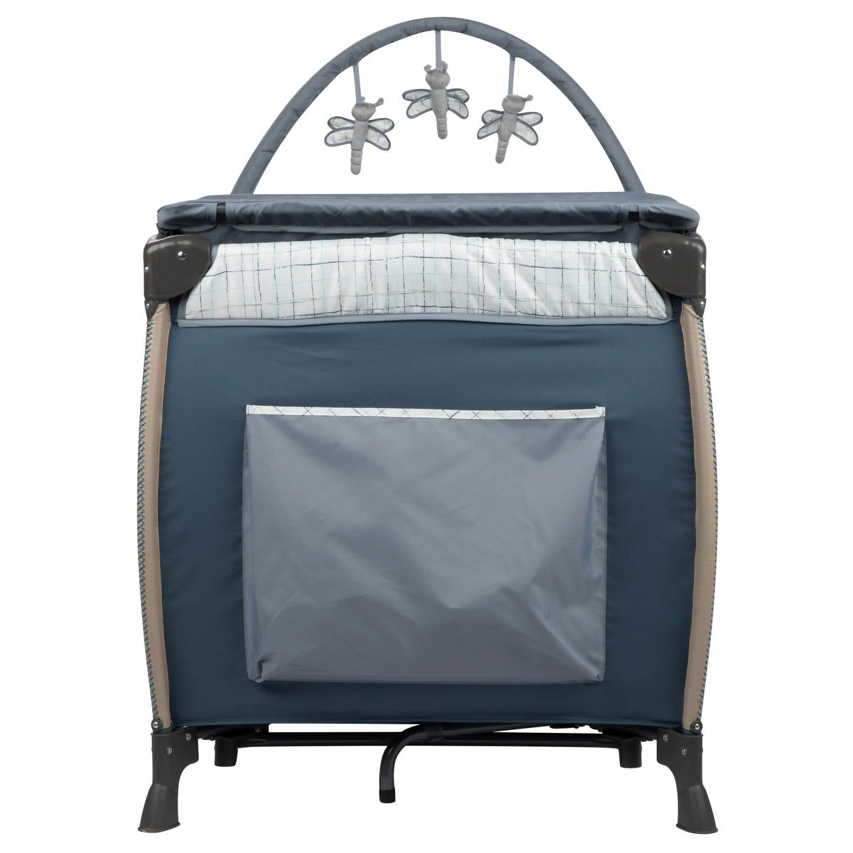 Monbebe Willow Rocking Play Yard with Full Size Bassinet; Plaid
