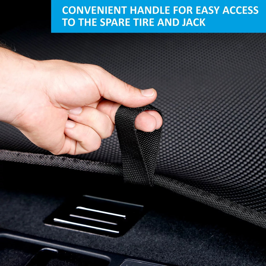 CLIM ART Cargo Liner for Jeep Cherokee 2019-2023 Custom Fit Trunk Mat, with Honeycomb Dirtproof & Fluid Technology - All-Climate, Heavy Duty, Anti-Slip Cargo Liner, Luggage - FL01114031