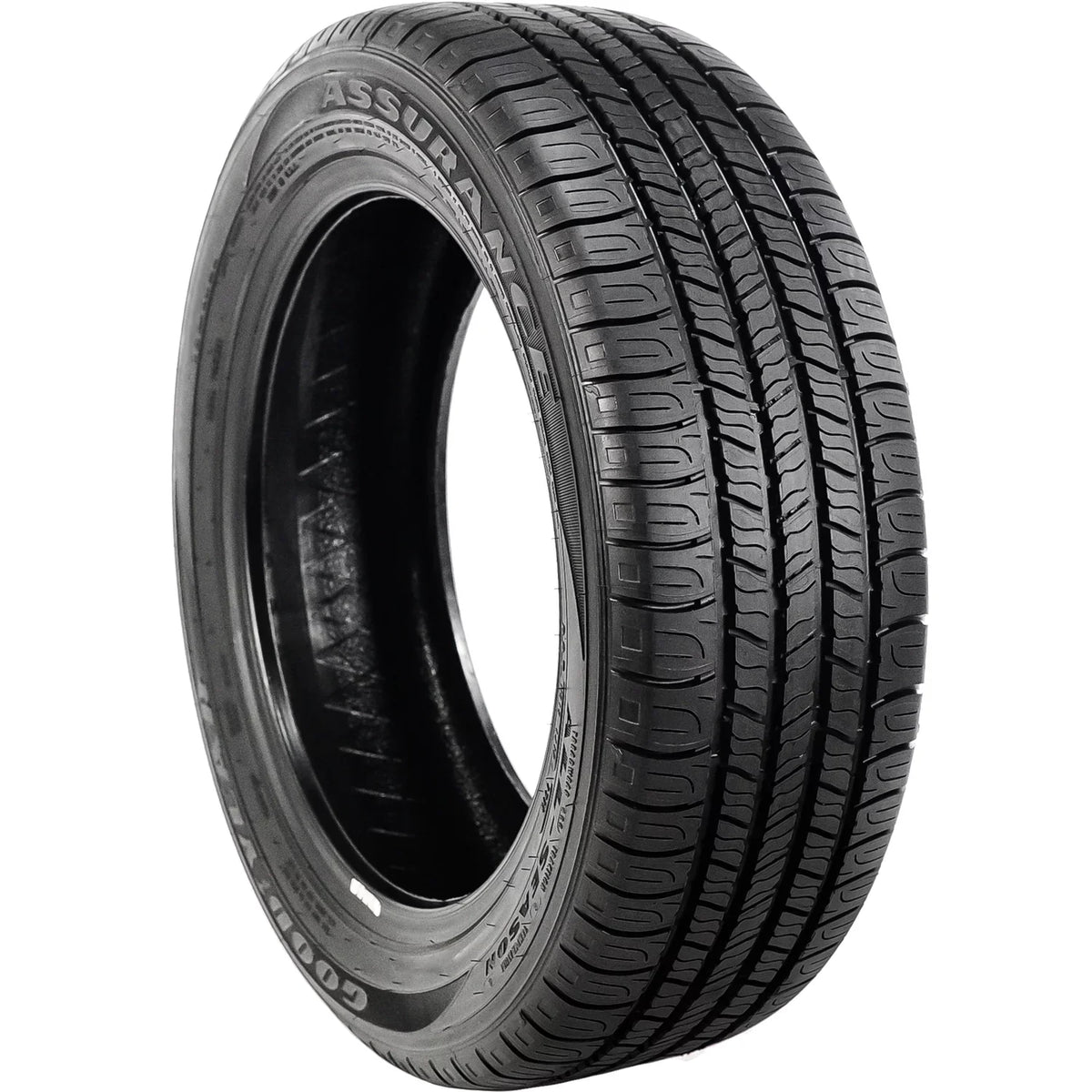 Set of 4 (FOUR) Goodyear Assurance All-Season 225/45R18 91V A/S All Season Tires Fits: 2012 Toyota Camry XLE, 2008-12 Ford Fusion SEL