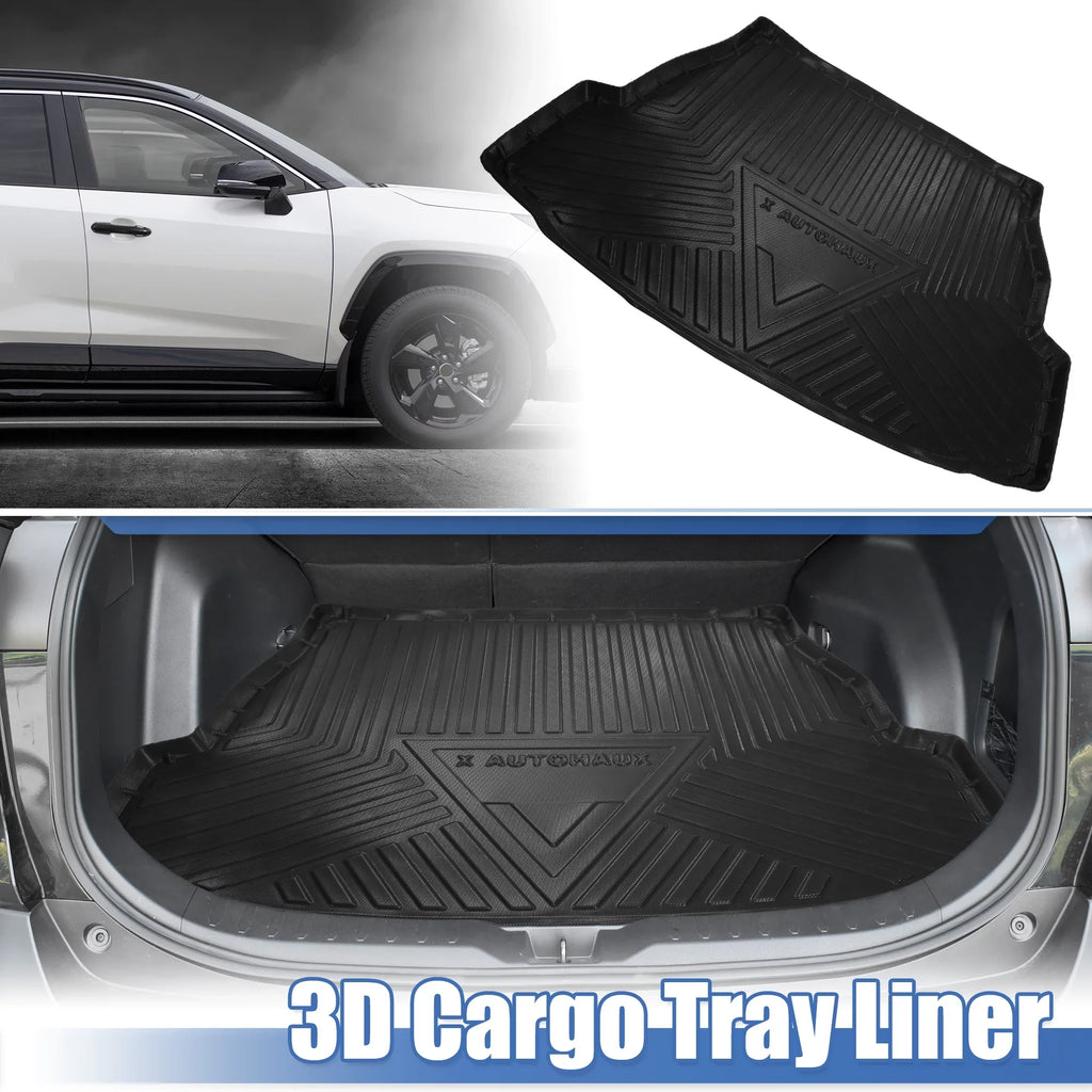 Unique Bargains Cargo Trunk Tray Cargo Liner Cargo Trunk Floor Mat Fluid Protector for Toyota RAV4 2019-2022