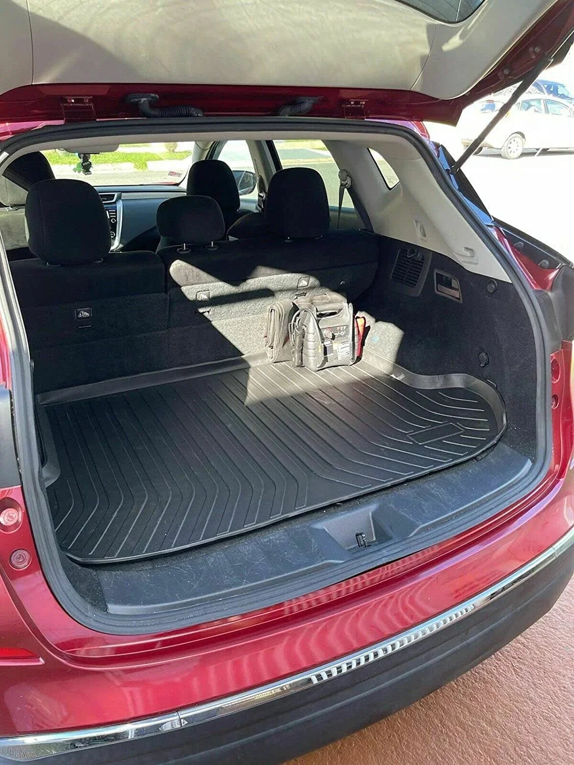 EACCESSORIES EA Cargo Liner – Trunk Mat for Nissan Murano 2015-2024 – Weather-Resistant Trunk Mats for Cars with Raised Lip – Non-Slip Car Trunk Mat Rubber – Easy to Install – Laser Pre-Cut Design