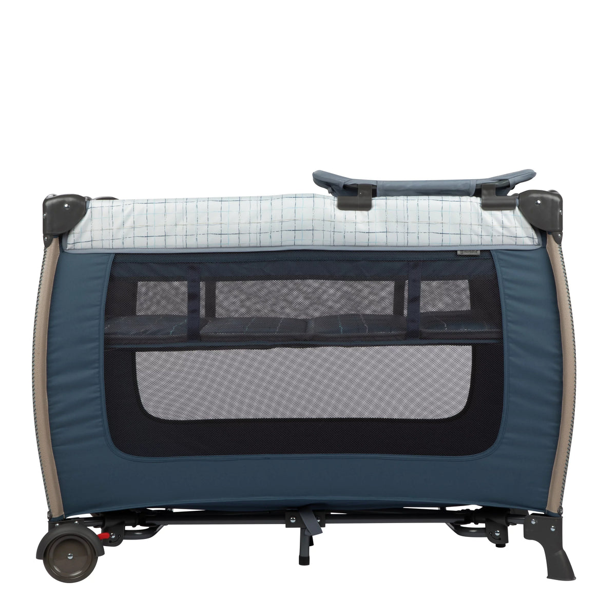 Monbebe Willow Rocking Play Yard with Full Size Bassinet; Plaid