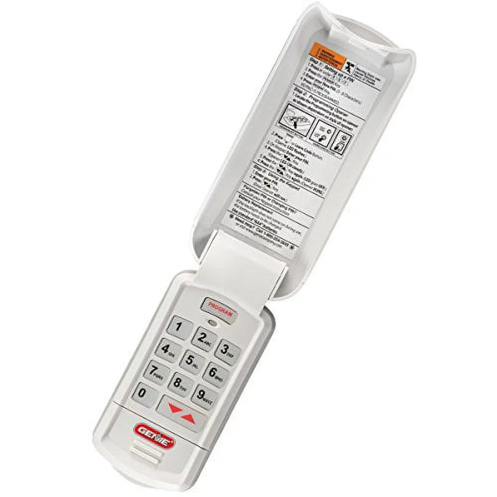 Genie Authentic Chipset GK-R garage door opener wireless keyless keypad - works with all Genie Processor garage door openers, Off-White