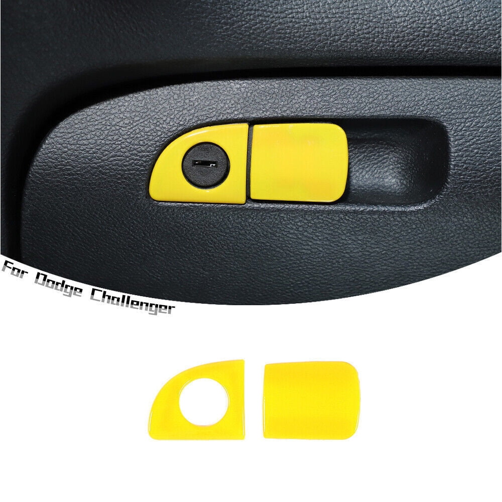 Teledu 17x Yellow Set Center Console Dash Panel Cover Trim Kit