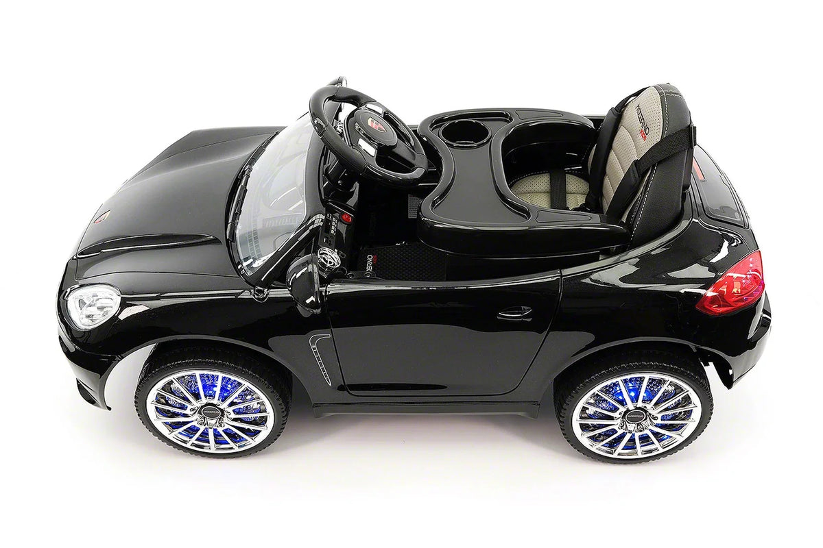 Kiddie Roadster 12V Kids Voltage-driven Ride-On Car with R/C Parental Remote | Black Metallic