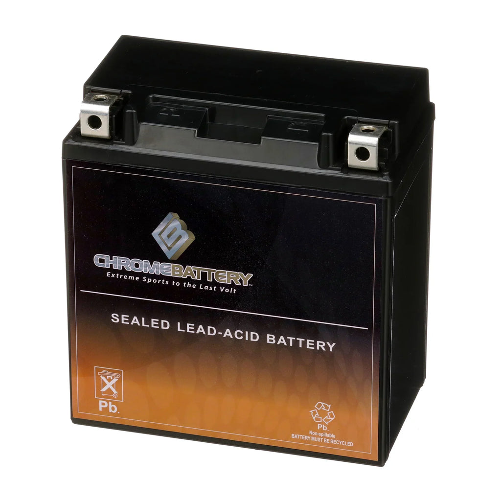 Chrome Battery YTX20CH-BS (20CH-BS 12 Volt;18 Ah; 270 CCA) Motorcycle Battery for Kawasaki Vn 1500e4 Vulcan Classic 2001