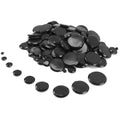 Red Hound Auto 250 Piece Flush Mount Black Hole Plug Assortment for Auto Body and Sheet Metal Assorted Sizes for 1/4; 3/8; 1/2; 3/4; 1; 1-1/4; 1-1/2; 1-3/4 and 2 yard Holes