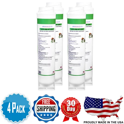 AFC Brand , Liquid Filters , Model # AFC-G6 , Compatible with GE® FQSVF - 4 Filters - Made in U.S.A.