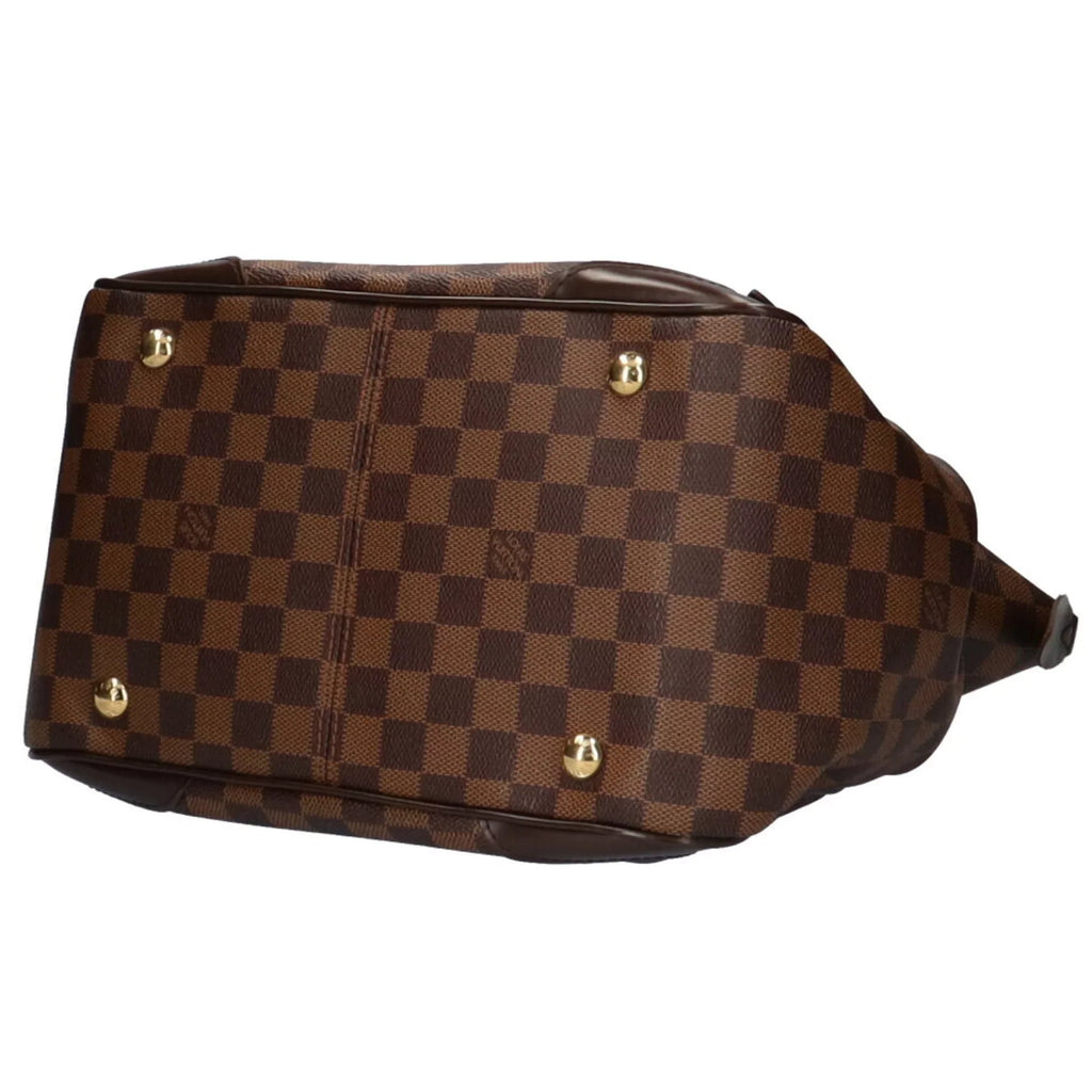 Authenticated Refurbished Louis Vuitton LOUIS VUITTON Verona MM Damier Shoulder Bag Canvas Brown Women's