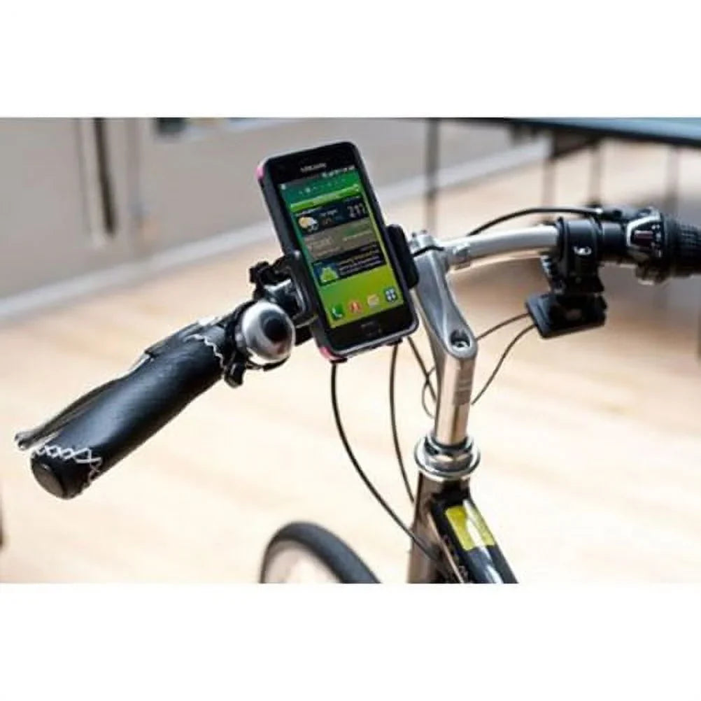 Holder Handlebar Bicycle Mount Bike Cradle Dock N1Y for Galaxy J7 (2018) Refine, J5, J3 (2018) Fold Alpha A9 A6 A50 A20 A10e - Sonim XP8 XP3 - Xperia 1 - Wiko Ride - Xiaomi Mi 9T