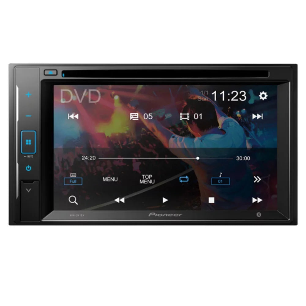 KIT395 Bundle with Pioneer Multimedia DVD Car Stereo and Installation Kit - for 2004-2008 Ford F-150 /Bluetooth Touchscreen Radio - Backup Camera; Double Din Mounting Kit