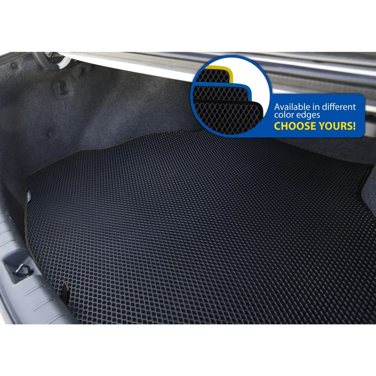 Goodyear Custom Fit Cargo Mat Liner for Honda Accord 2013-2017 Sedan - Heavy Duty Trunk Liner, Diamond Shape,Luggage with Fluid Trapping Technology - Anti-Slip Cargo Liner - GY004681