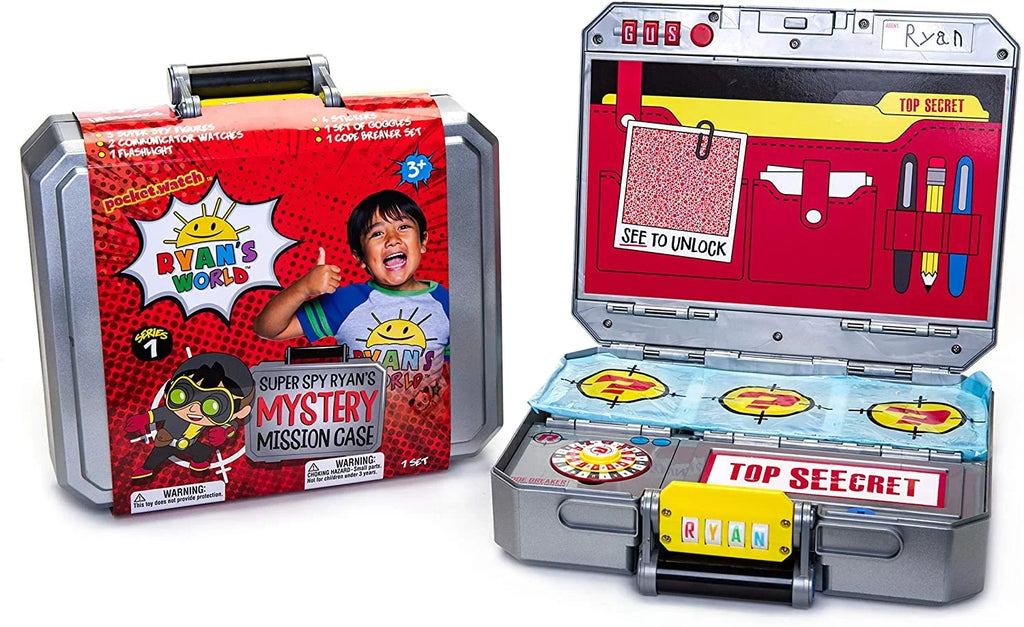 Ryan's World Super Spy Ryan's Mystery Mission Case Mystery Set