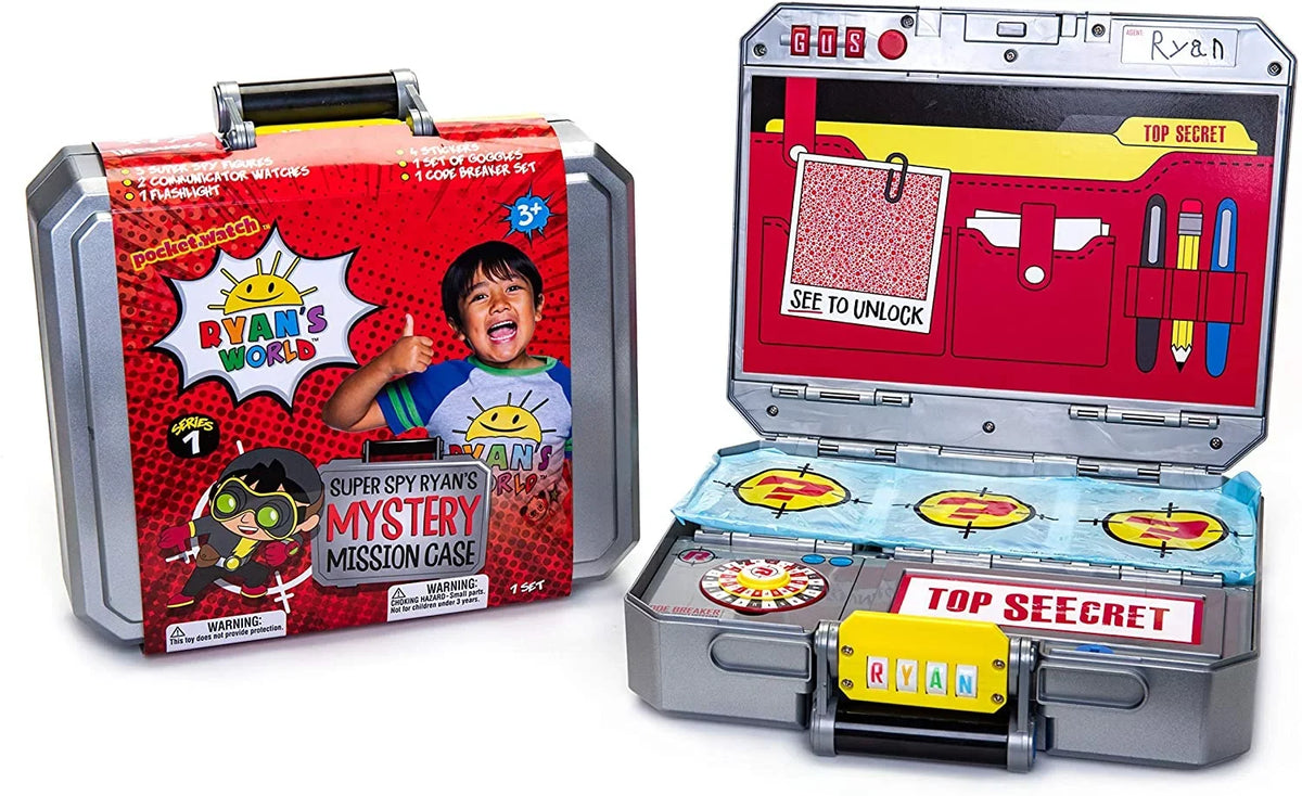 Ryan's World Super Spy Ryan's Mystery Mission Case Mystery Set