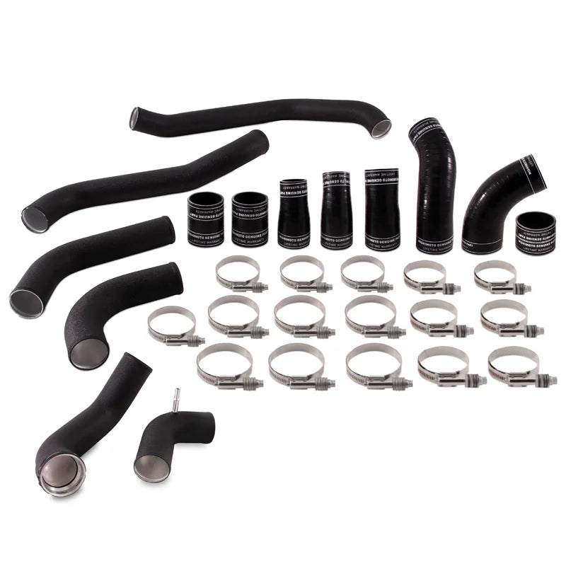 Mishimoto MMICP-F35T-17KWBK Intercooler Channel Kit Compatible With Ford F-150 Raptor 2017+ Wrinkle Black
