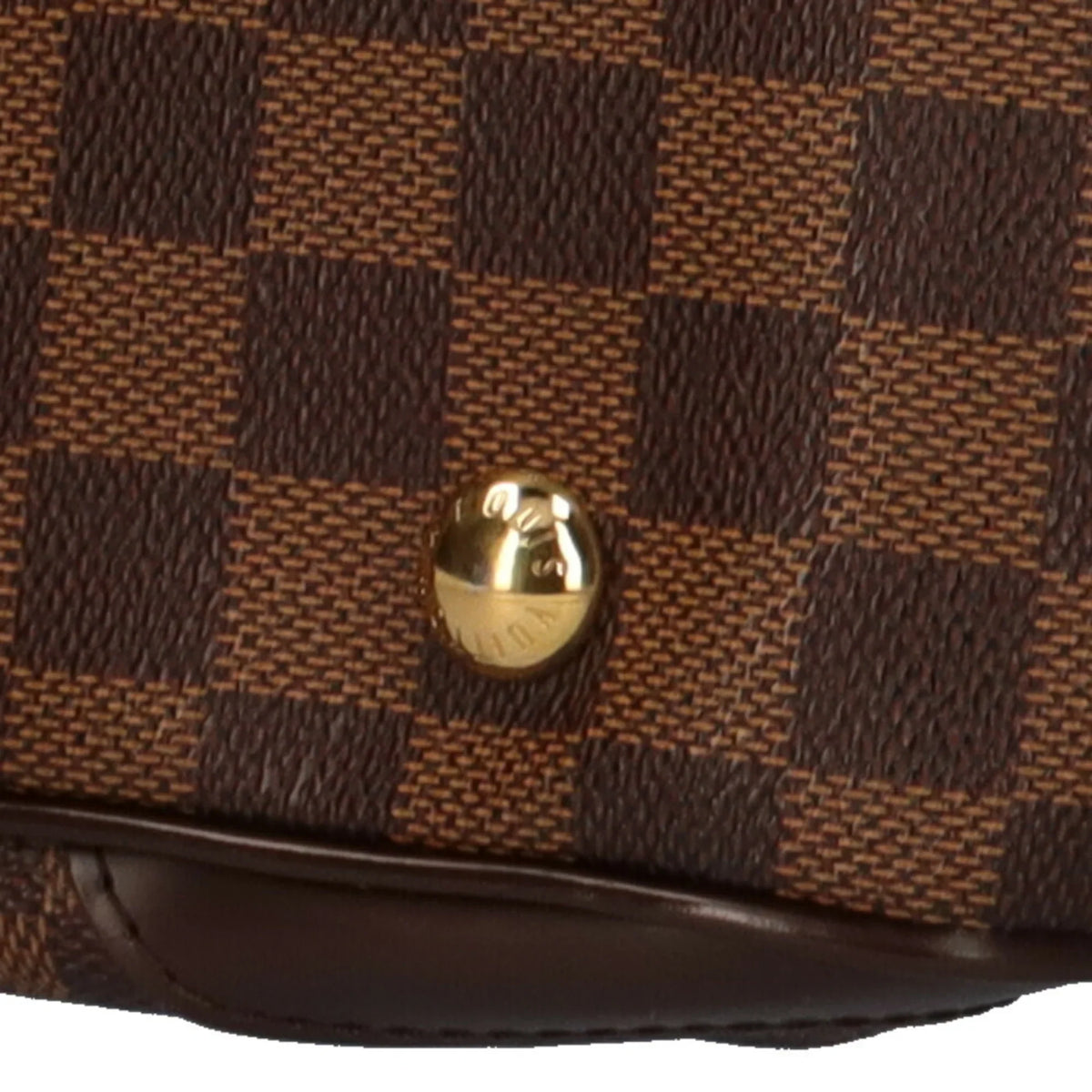 Authenticated Refurbished Louis Vuitton LOUIS VUITTON Verona MM Damier Shoulder Bag Canvas Brown Women's