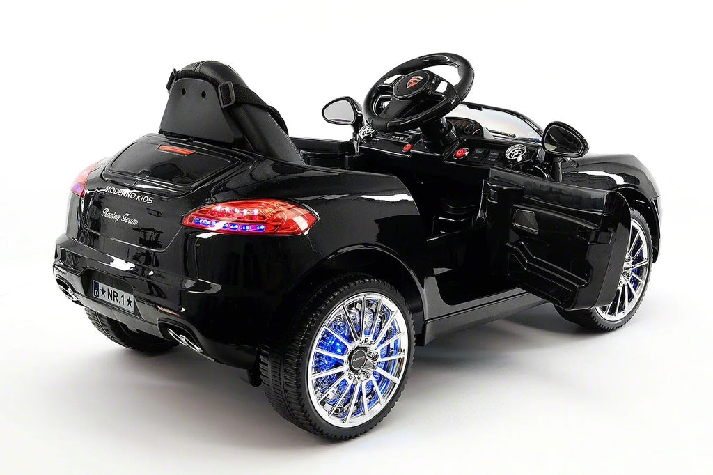 Kiddie Roadster 12V Kids Voltage-driven Ride-On Car with R/C Parental Remote | Black Metallic