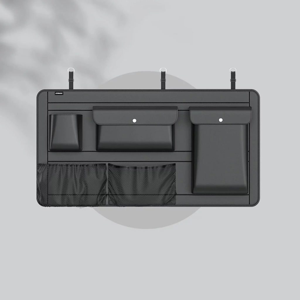 Car Back Seat Trunk Hanging Organizer 90cmx45cm Saving Space Easily Install Tough with Multiple Pockets for SUV Truck