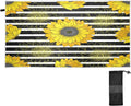 Bestwell Sunflower Beach Towel Oversized Towel Blanket, Thin Lightweight Microfiber Sand Free Quick Dry Towel, 30”X60” Multipurpose Pool Bath Yoga Swim Shower Towel