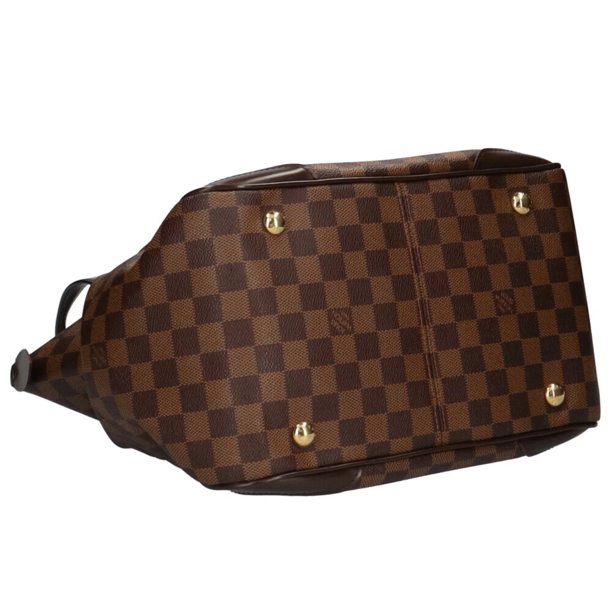 Authenticated Refurbished Louis Vuitton LOUIS VUITTON Verona MM Damier Shoulder Bag Canvas Brown Women's