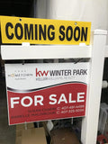 5 Pack COMING SOON Yellow Sign 6” X 24" (COMING SOON) Pre-Printed Double Sides Yellow Corrugated Plastic 4Mm; Sign Board 4Mm; ***Sign ; Metal Sign & Sign Post Not Included; Ship Same D
