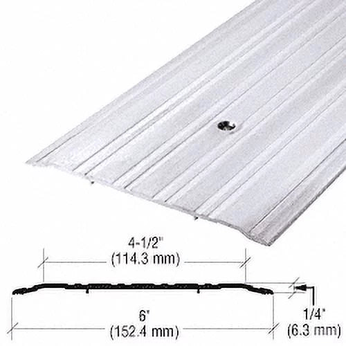 CRL 49A72 6" Aluminum Commercial Saddle Threshold - 73" Length