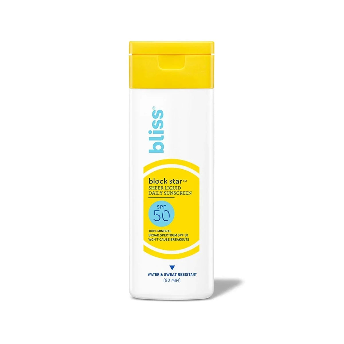 Bliss Block Star Sheer Tinted Face Monitor Spf 50-2 Fl Oz. - 100% Mineral Broad Spectrum Monitor With Zinc Oxide & Titanium Dioxide - Non Greasy Invisible Finish.