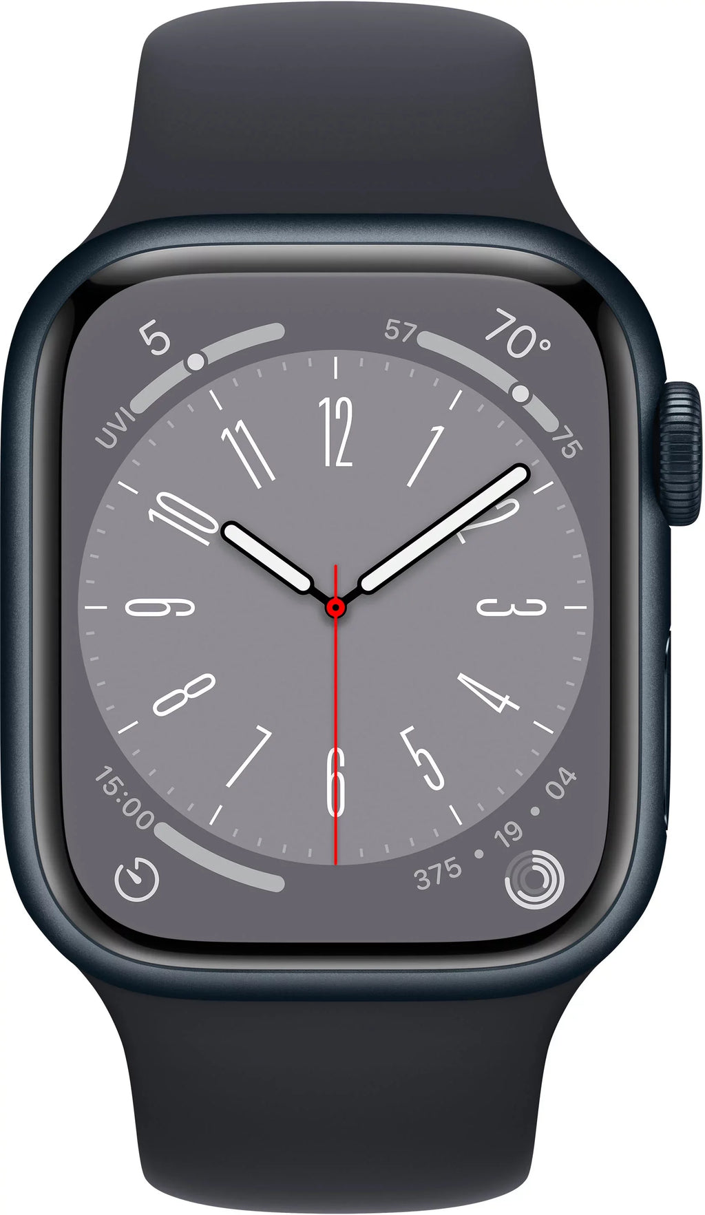 Restored Apple Watch Gen 8 Series 8 41mm Midnight Aluminum - Midnight Sport Band MNPC3LL/A (Refurbished)