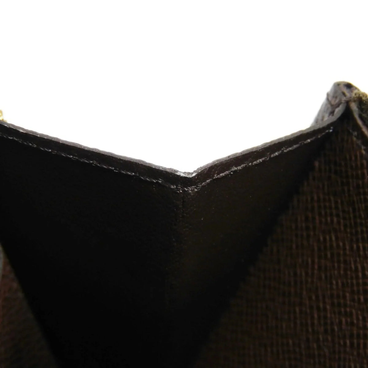 Pre-Owned LOUIS VUITTON Long Wallet Zippy Logo Brown New Round Zipper Checkered Pattern Vuitton Damier Ebene N41661 Men's Women's (Good)