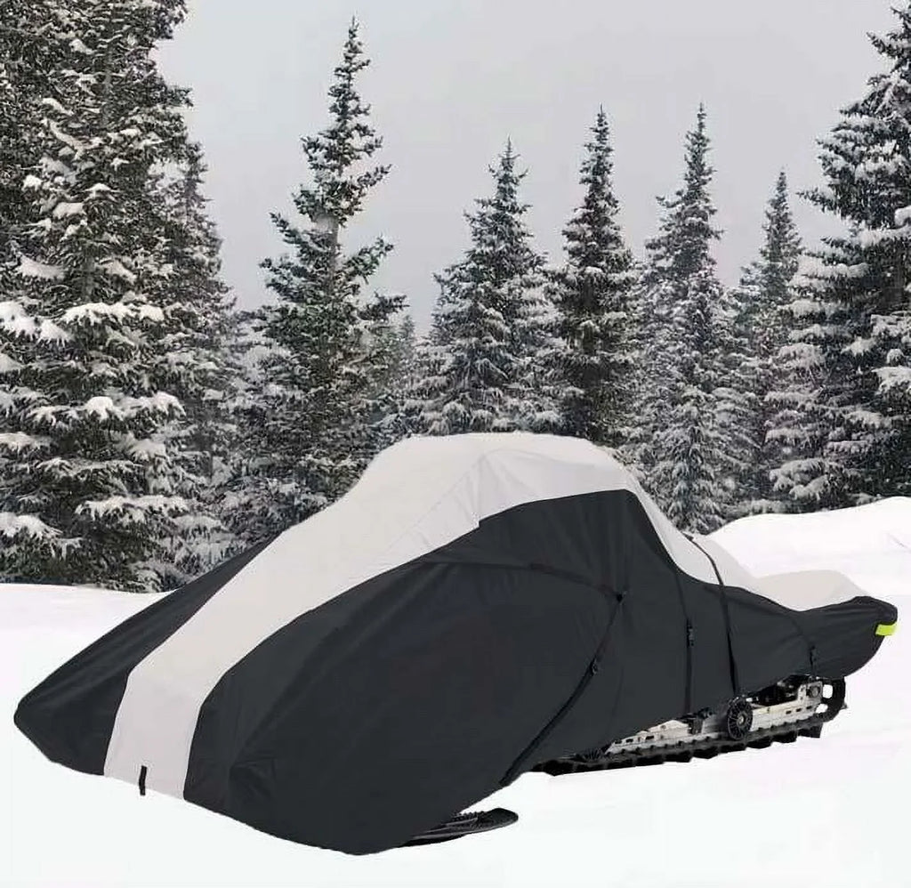 600 Denier Full Fit Snowmobile Travel and Storage Cover Compatible for the 2014-2015 Ski Doo Bombardier Model GSX LE ACE 900 Snowmachine Sled.