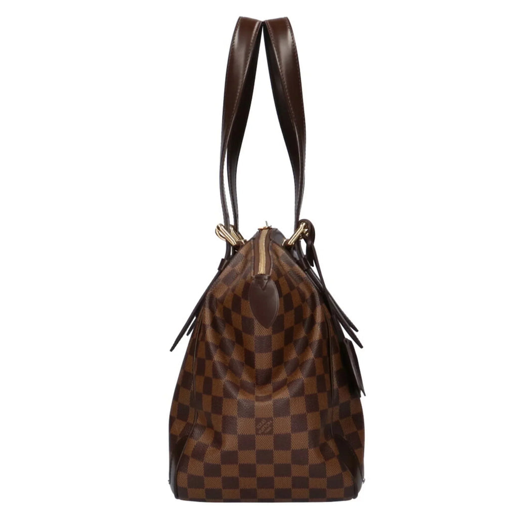 Authenticated Refurbished Louis Vuitton LOUIS VUITTON Verona MM Damier Shoulder Bag Canvas Brown Women's