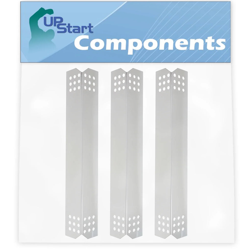 3-Pack BBQ Grill Heat Shield Plate Tent Replacement Parts for Nex 720-0336D - Compatible Barbeque Stainless Steel Flame Tamer, Guard, Deflector, Flavorizer Bar, Vaporizer Bar, Burner Cover 16 1/8"