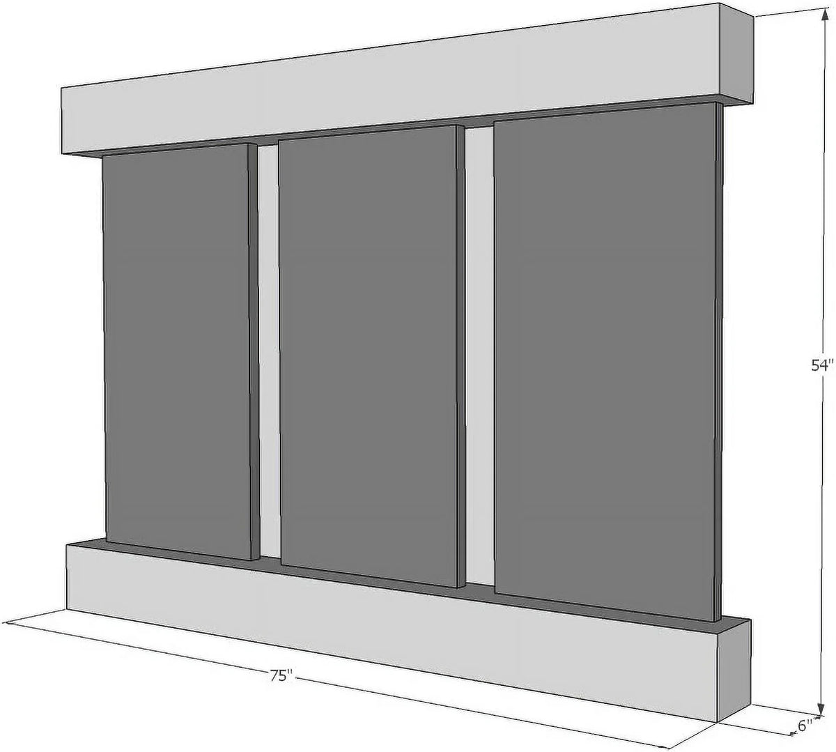 Adagio OFR1502 Olympus Falls Round Wall Fountain - Blackened Brass Natural Slate