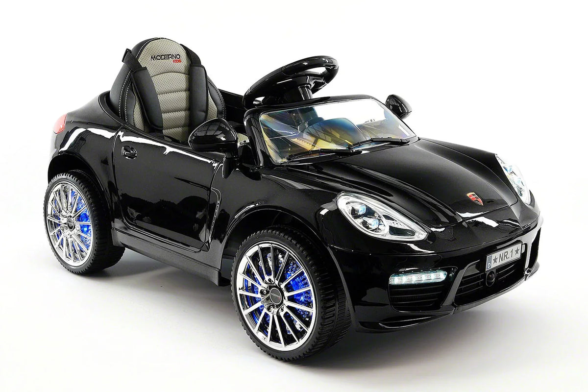 Kiddie Roadster 12V Kids Voltage-driven Ride-On Car with R/C Parental Remote | Black Metallic