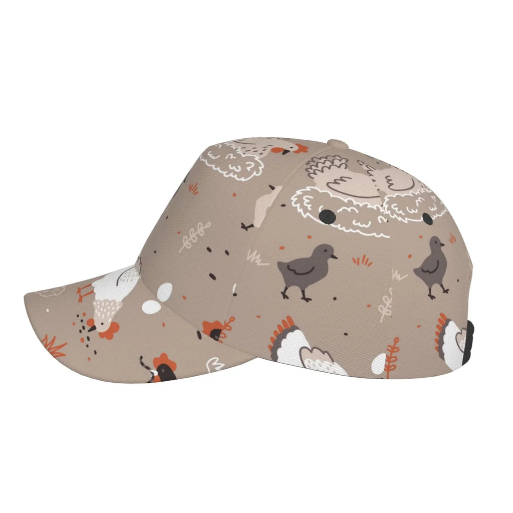 Lukts Chicken Cap Hat For Men/Women,Unstructured/Cotton