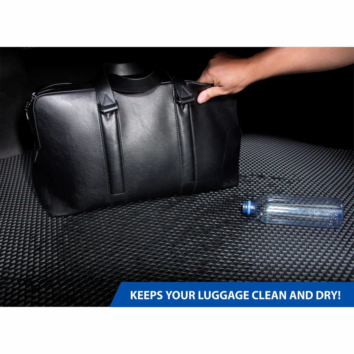 Goodyear Custom Fit Cargo Mat Liner for Honda Accord 2013-2017 Sedan - Heavy Duty Trunk Liner, Diamond Shape,Luggage with Fluid Trapping Technology - Anti-Slip Cargo Liner - GY004681