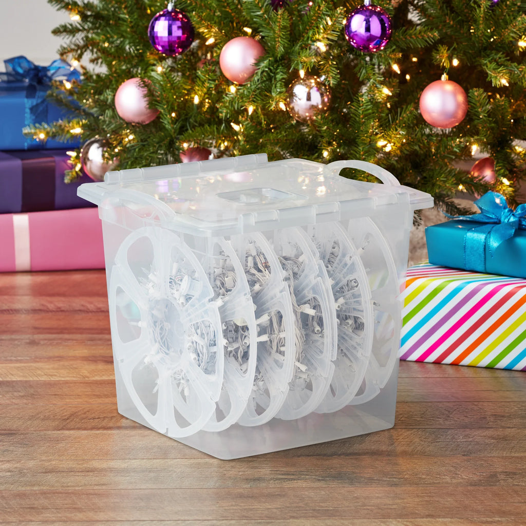 The Home Edit Christmas Light Storage Organizer; Set of 2