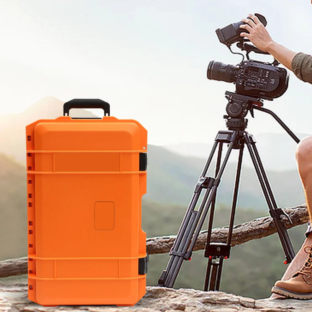 22" Camera Box Storage Protect Roller Carry Case Streamproof Camera Box Case