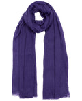 Echo Solid Soft Crinkle Wrap Grape OS NEW FN0097