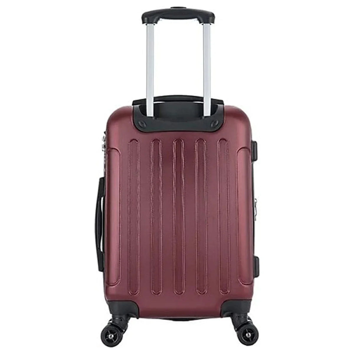 DUKAP PROCESSOR Plastic 4-Wheel Spinner Luggage Wine (DKINT00S-WIN)