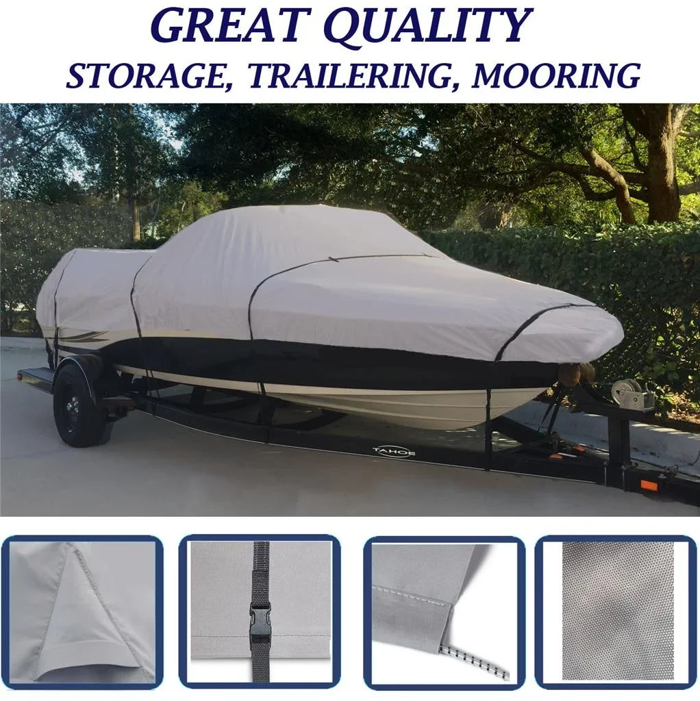 BOAT COVER Compatible for Lund 16 Pike Deep WOS 1976 STORAGE; TRAVEL; LIFT